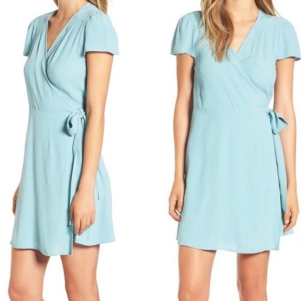 Leith Mini Wrap Dress
